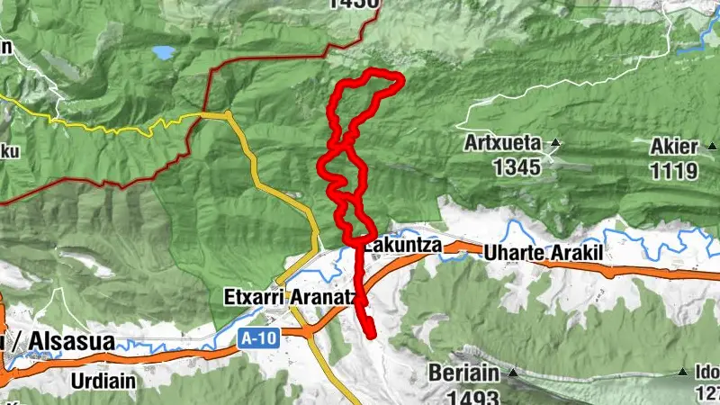 Arbizuko kanpina - Zubaate - Zubaateko lepoa - Mezeriain