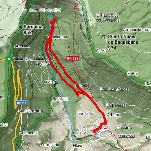 Baquedano / Bakedao - Urederra - Gurpide