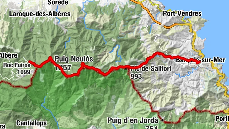 Du Col de l'Ouillat à la mer