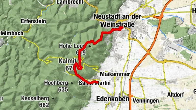 Felixs Abenteuer Route