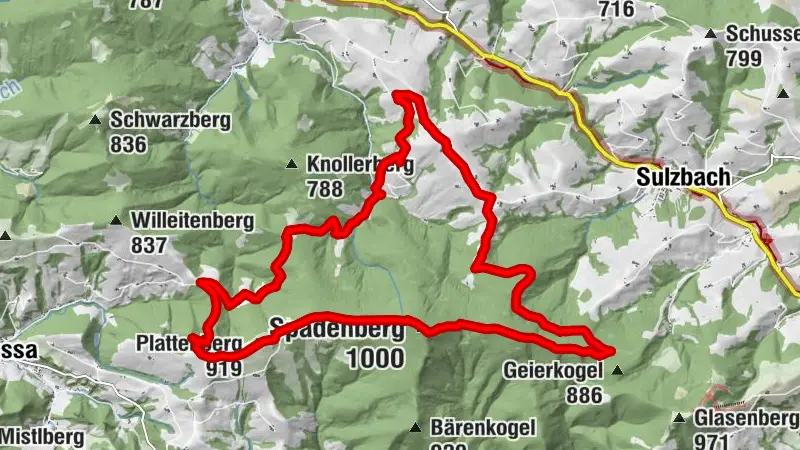 Geroldkapelle a Eigruberhof nad Spadenbergem