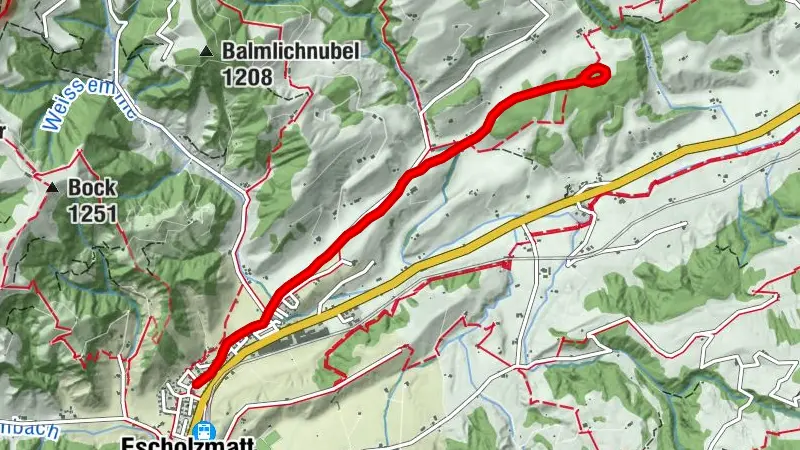 Loipe Escholzmatt-Tellenmoos retour