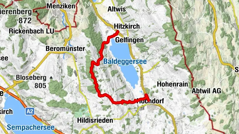 Hitzkirch - Herlisberg - Römerswil - Hochdorf