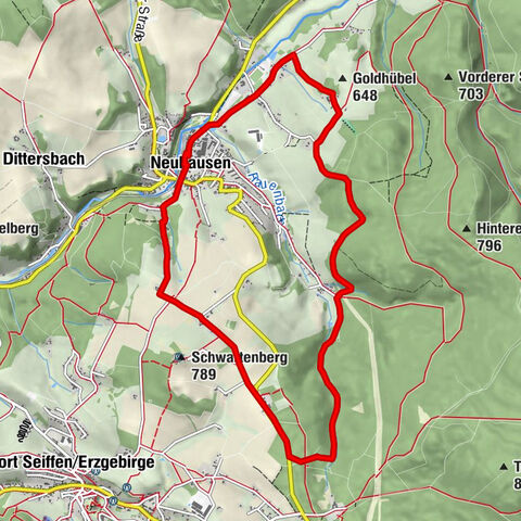 Zimní panoramatická stezka Neuhausen