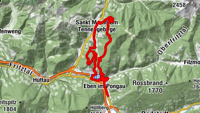 Platten loop with Österreichberg