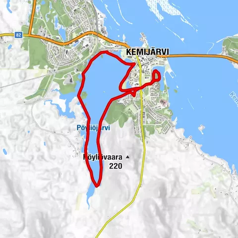Pöyliöjärvi Canoeing Route
