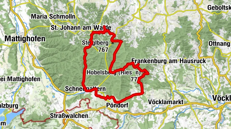 Riesn-Treppe – Redltal Runde im Kobernaußenwalde