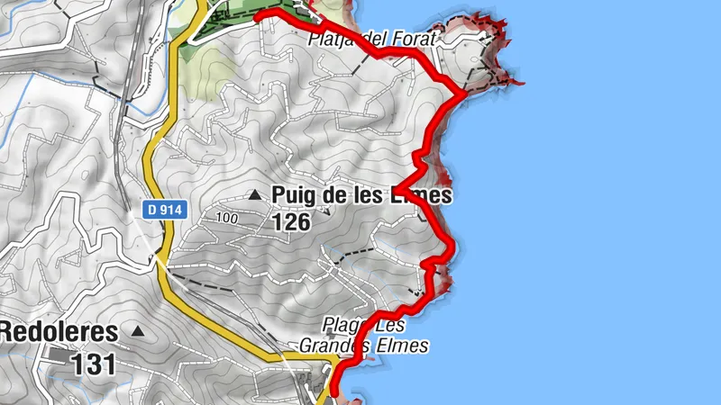 Port-Vendres - el Forat - Les Roches Blanches