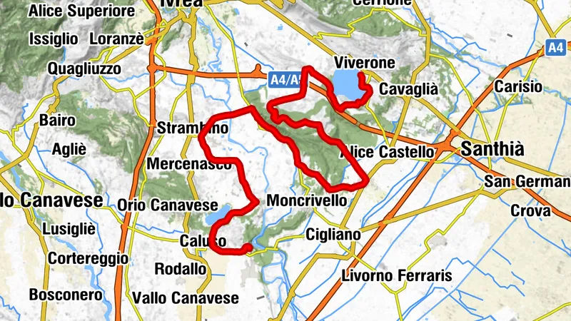 Cyclotouristic ring north of Turin - stage 2