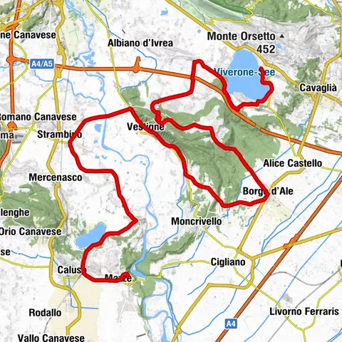 Cyclotouristic ring north of Turin - stage 2
