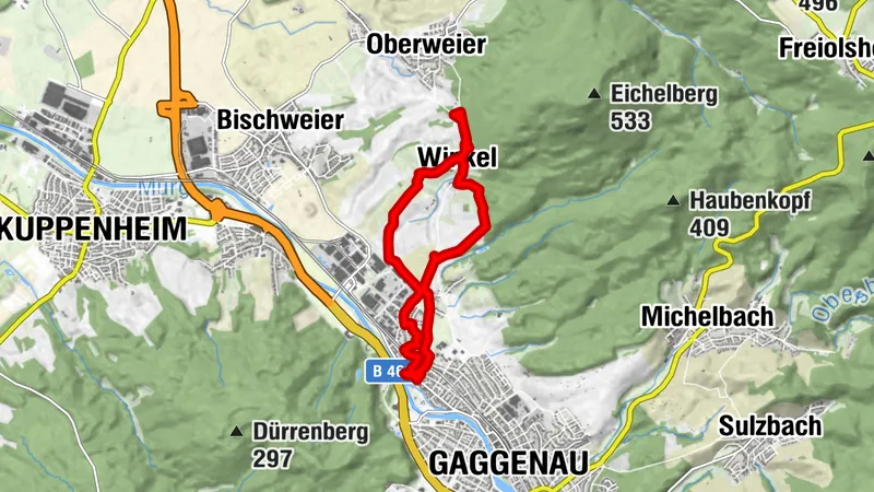 Rotenfelswege - großer Rundweg