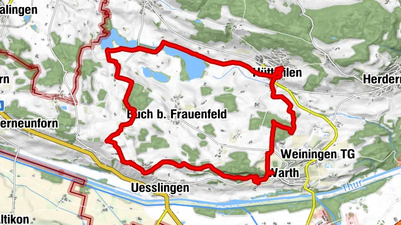 3-Seen-Wanderung von Kartause Ittingen, Thurgau/Schweiz