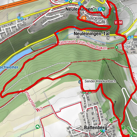 Zwei-Burgen Tour Battenberg