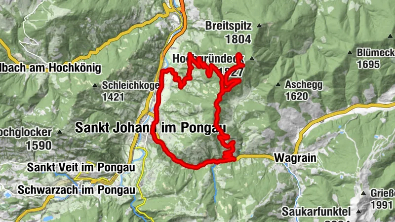 Hochgründeck route (SW52)