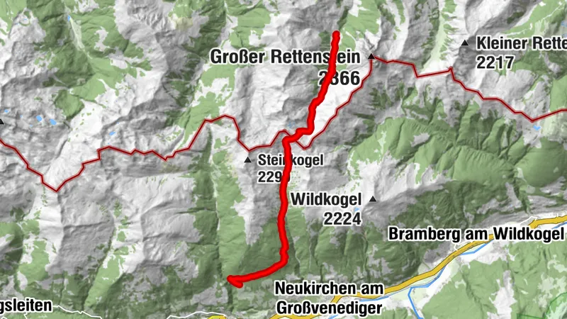 Eberhardt Kufstein Tag 4 Variante weniger Hm abstieg