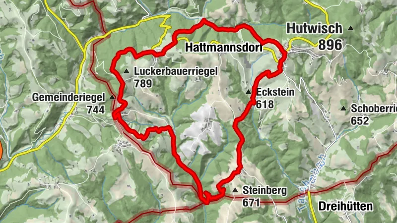 Dreiländereckrunde Blau/Gelb Variante a)