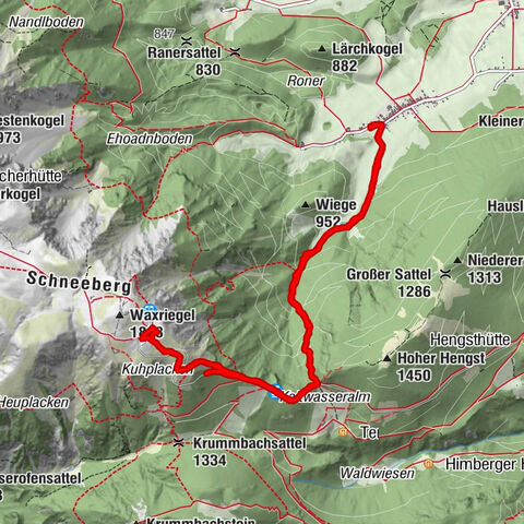"Waxriegel 1888m" - Schneebergdörfl - Niederösterreich / Österreich