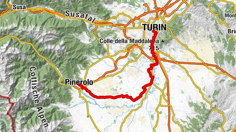 CAT 2 days between Pinerolo and Moncalieri - Day 2 from Pinerolo to Turin