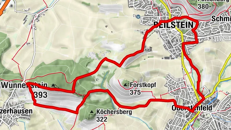 MB5 Wein-Lese-Weg | Rundwanderweg Beilstein