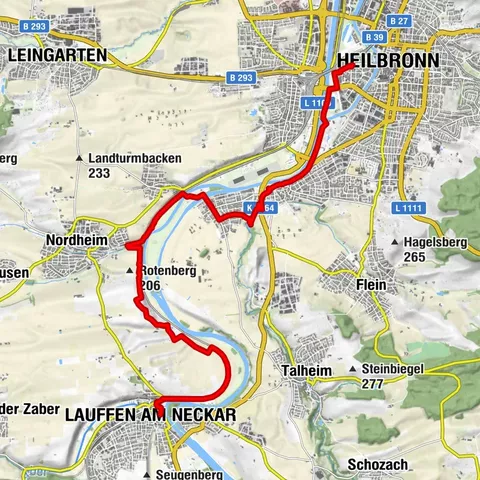 Neckarweg | Etappe Heilbronn - Lauffen