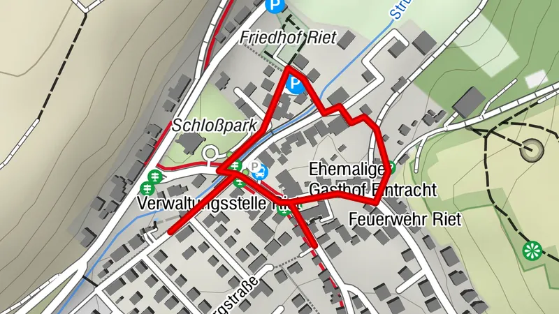 Historischer Rundgang Riet