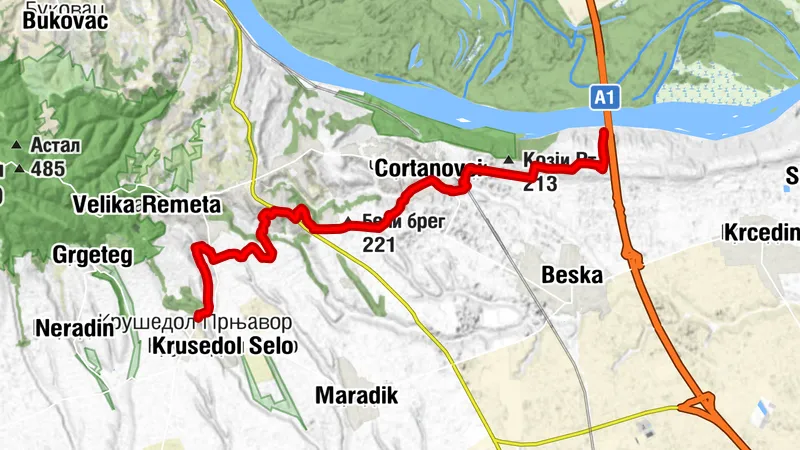 ST342 Krušedol - Beška (most)