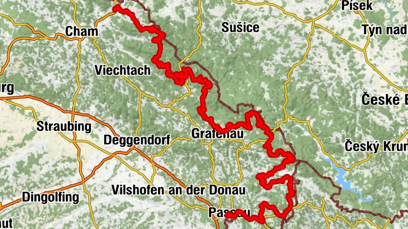MTB-Tour Trans Bayerwald Nordroute