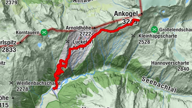 3. Mallnitz 1270 -> Ankogel 3249 -> Mallnitz