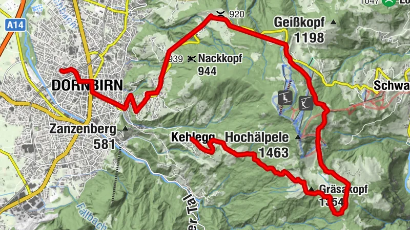 Dornbirn-Bödele-Kehlegg