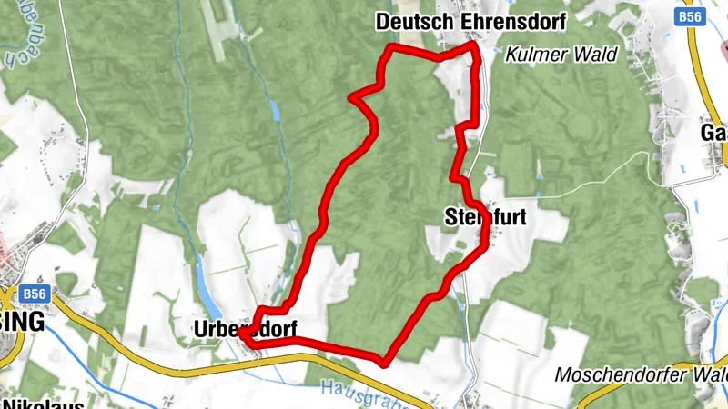 Urbersdorf - Deutsch Ehrensdorf - Steinfurt