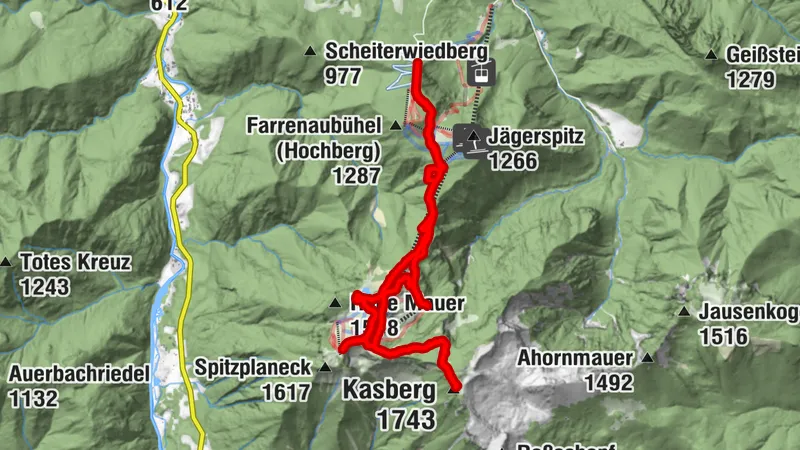 Kasberg und Spitzplaneck / Grünau im Almtal