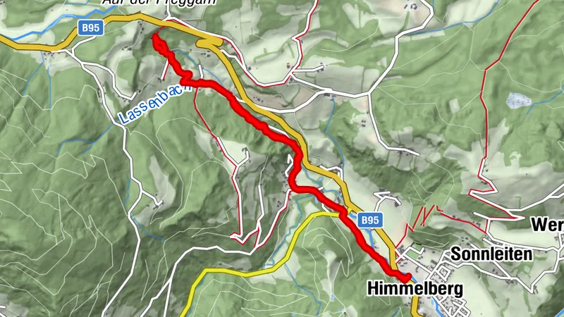 Der Große Hammer in Himmelberg  zu den Tiebelquellen