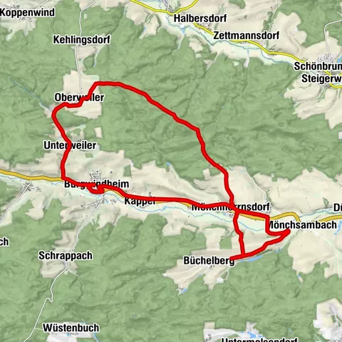 Büchelberg, Bayern kleiner Rundkurs über die Hochstraße