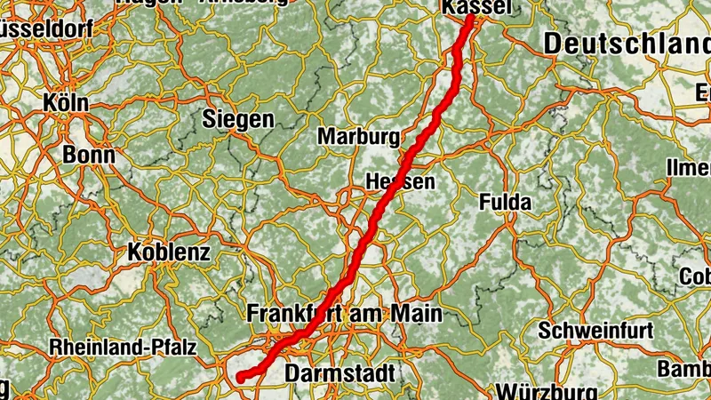 Kassel Wolfsheim 3 Tage Fahrradtour