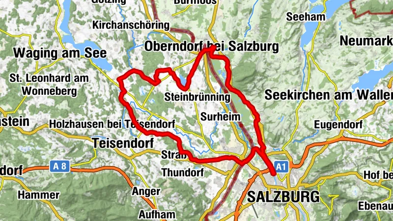 Schöne, flache und gemütliche Runde