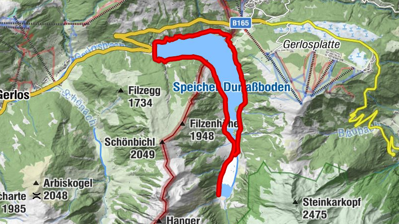 Gerlos: Stausee Rundwanderung