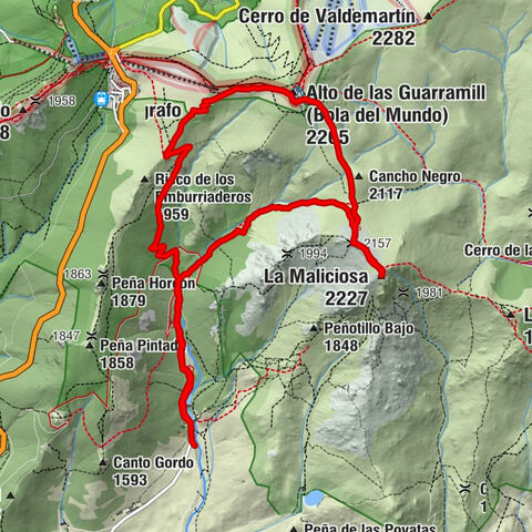 Navacerrada - La Maliciosa - Bola del Mundo - Navacerrada