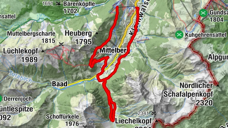 Panoramaweg Kleinwalsertal - Gemsteltal