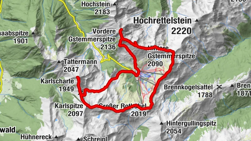 Wölzer Tauern - Vordere Gstemmerspitze 2.136m - Überschreitung und Plannerkesselrunde