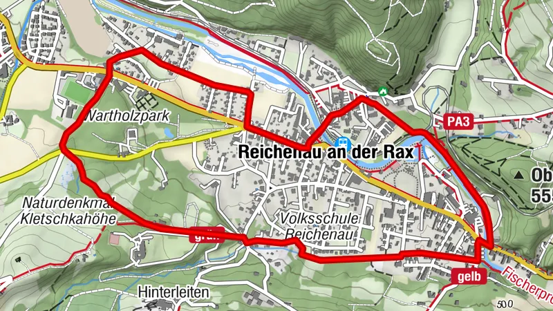 Tut gut-Schritteweg - Reichenauer Laufstrecke