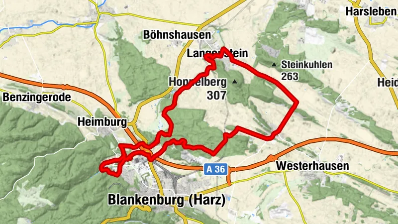 Harzmarsch Blankenburg bei Nacht 30km