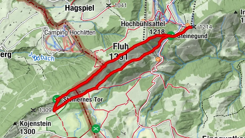 Durch das Alpgebiet am Imberg