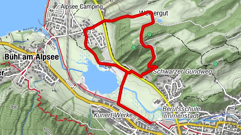 Kleiner Alpsee - Weihergut - Immenstadt