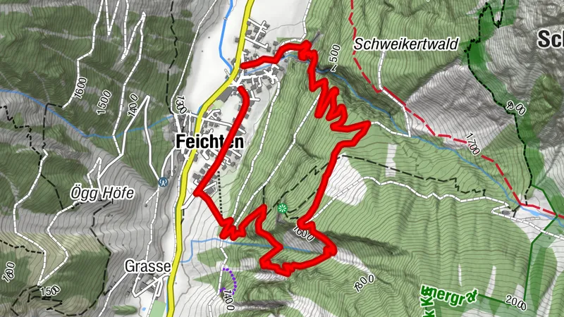 Verpeilschlucht Rundweg mit Bergwerksstollen Besichtigung