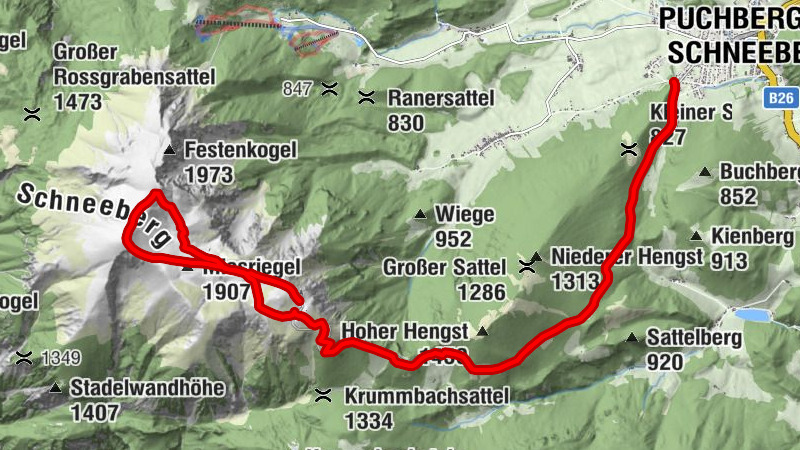 Puchberg: Klosterwappen und Fischerhütte