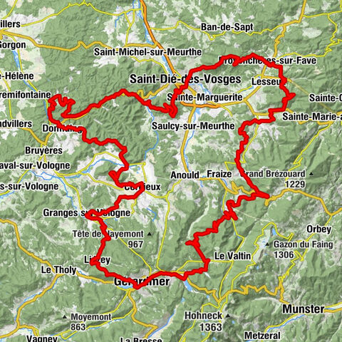 GR® de Pays de la Déodatie (South Loop) - Grandes Echappées Vosgiennes