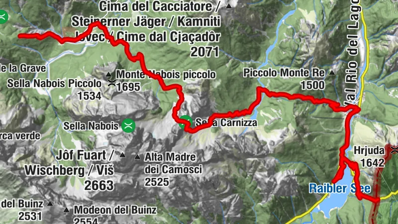 Goldtoni - Alpenbogen A167 Rifugio Fratelli Grego - Passo Predil