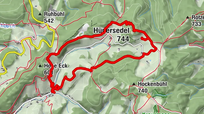 Rundweg über den Hüneesedel