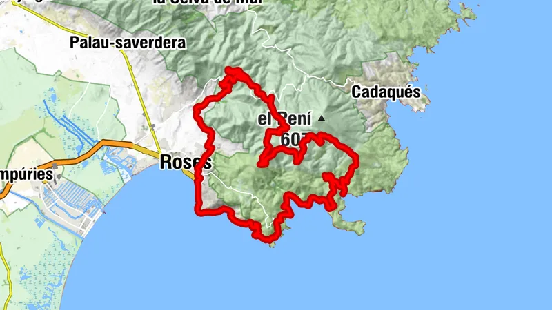 17 Roses Mas-Oliva Serrat-de-Can-Berta Bombo Pla-d'en-Caussa Tomba-del-General Puig-Alt-Sud Mas-d'en-Figa Sa-Cruilla Manyana Cala-Joncols Canadell Monjoi Lledó Falconera Almadrava Far