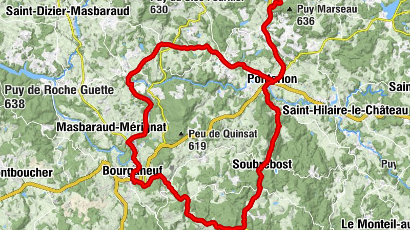 The beautiful countryside around Sardent